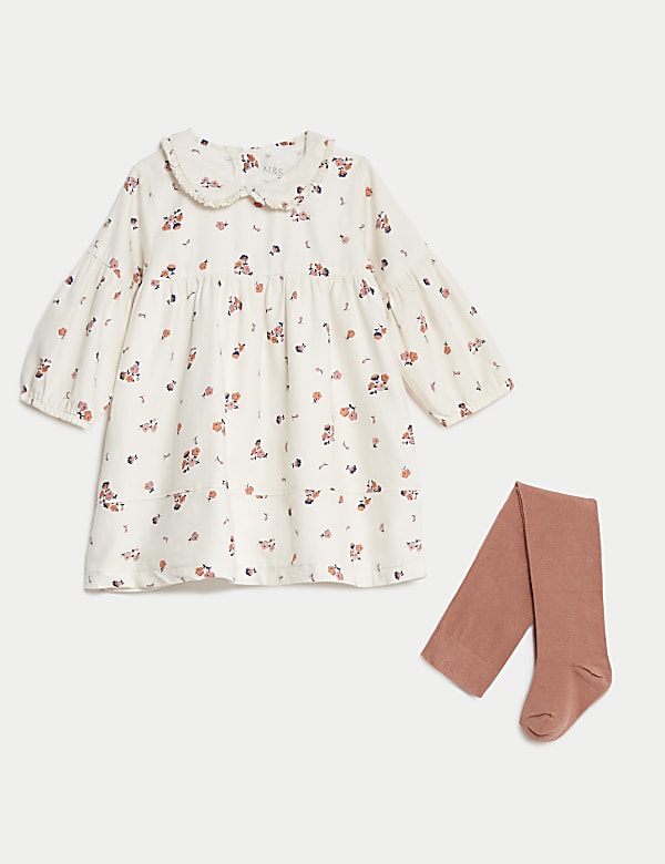 Ensemble 2&nbsp;pièces en coton à motif fleuri (jusqu’au 3&nbsp;ans) - CH