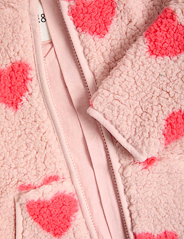 Borg Heart Jacket (0-3 Yrs)