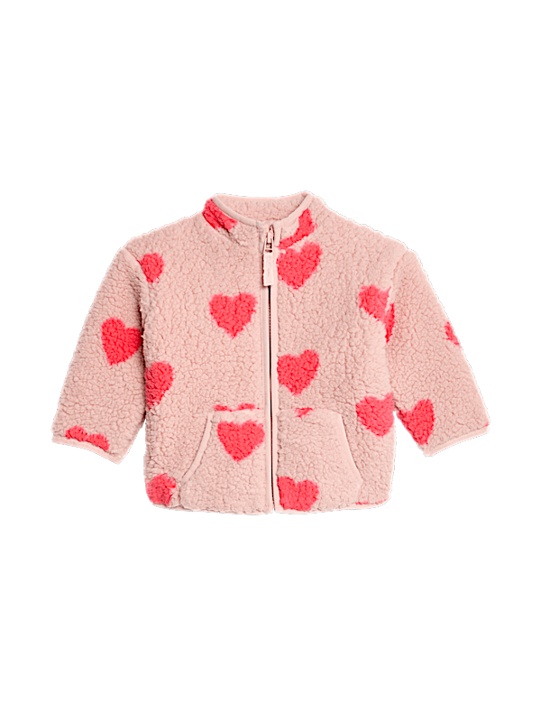 Borg Heart Jacket (0-3 Yrs)