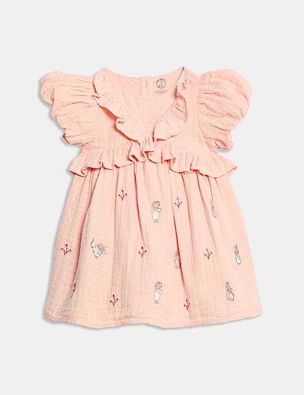 Pure Cotton Peter Rabbit™ Dress (0-3 Yrs) - VN