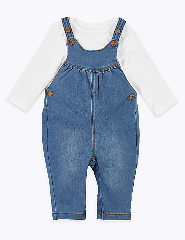 2pc Dungaree Outfit (0-3 Yrs)
