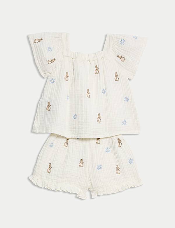 2pc Pure Cotton Peter Rabbit™ Outfit (0-3 Yrs) - GR
