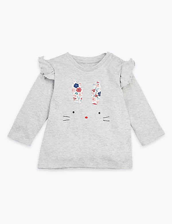 3 Pack Cotton Bunny Tops (0-3 Yrs)