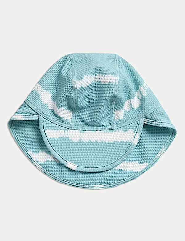 Maillot de bain 2 pi&egrave;ces &agrave; motif tie dye avec protection solaire (jusqu&rsquo;au 3 ans) - FR