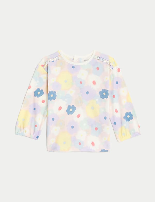 Ασορτί τοπ από 100% βαμβάκι, σετ των 3 (0-3 ετών) - GR