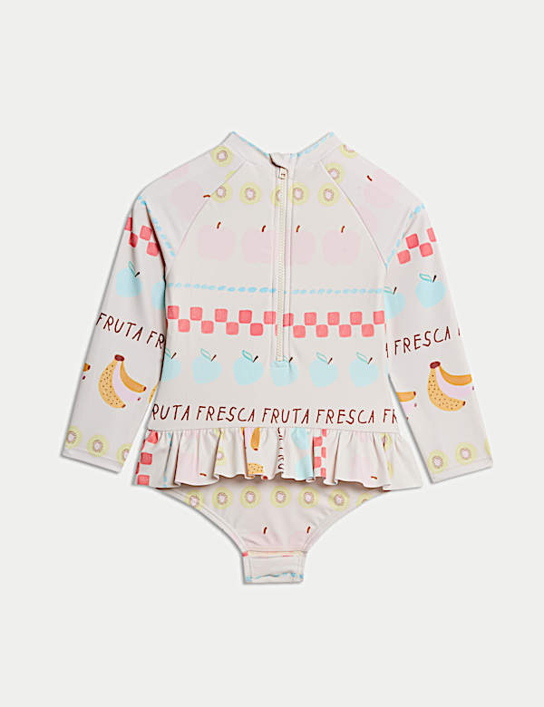 Badeanzug mit Obstprint (0–3 J.) - AT