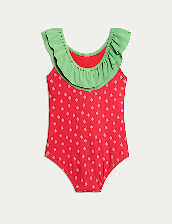 Strawberry Print Swimsuit (0-3 Yrs) - LT
