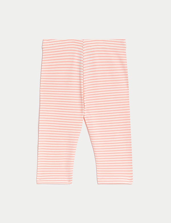 Set van 5 katoenrijke leggings (0-3 jaar) - NL