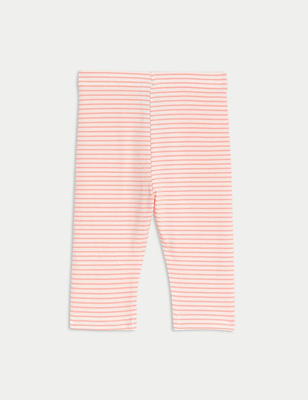 Set van 5 katoenrijke leggings (0-3 jaar) - NL