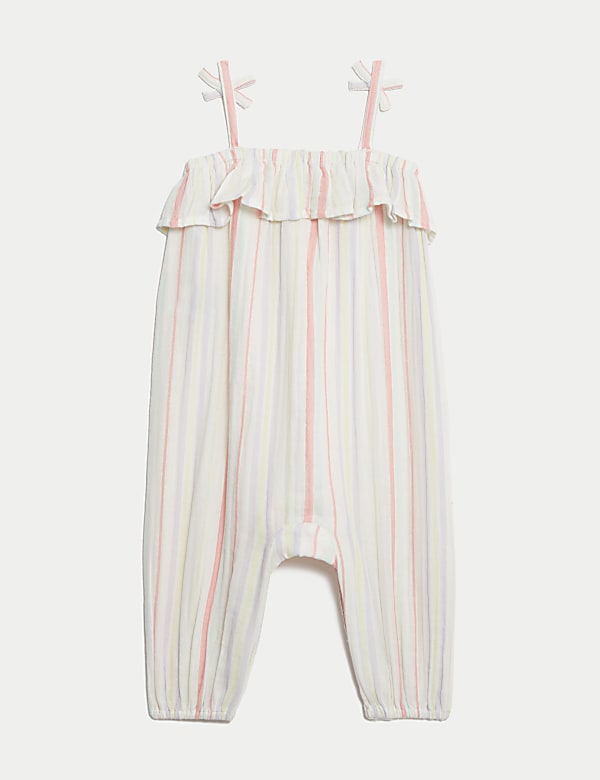 Pure Cotton Striped Romper (0-3 Yrs)