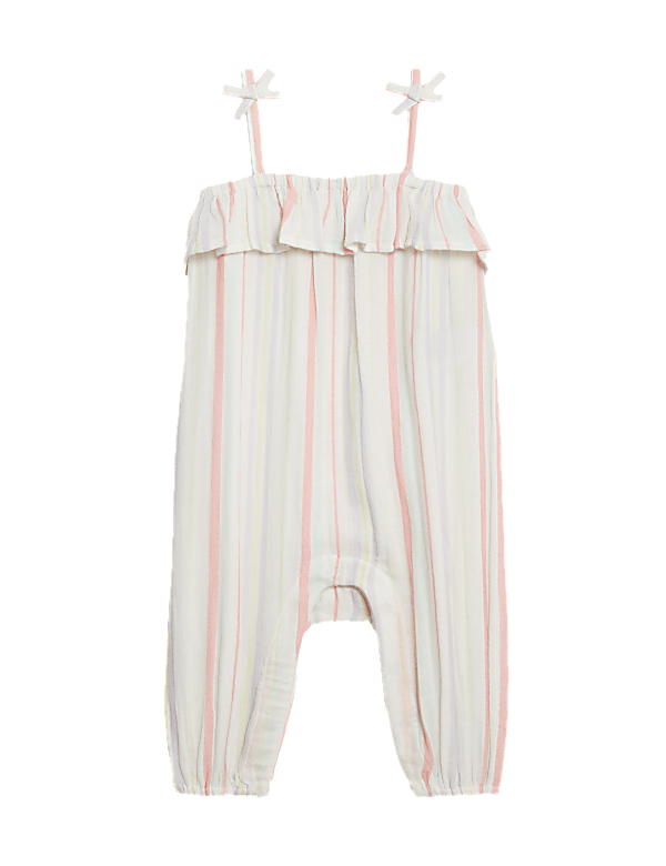 Pure Cotton Striped Romper (0-3 Yrs)