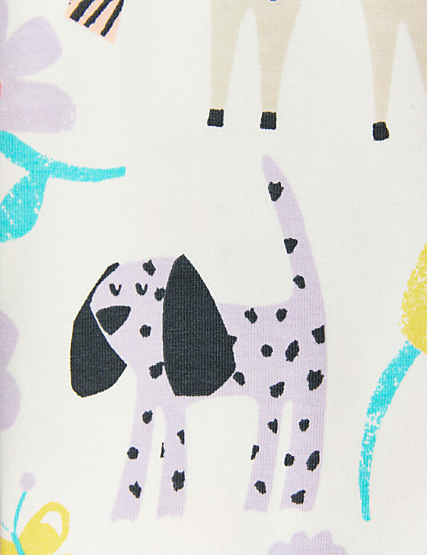 2pk Cotton Rich Printed Leggings (0-3 Yrs)