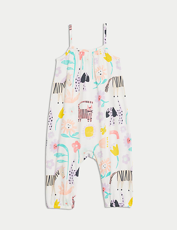 Pure Cotton Animal Print Romper (0-3 Yrs) - VN