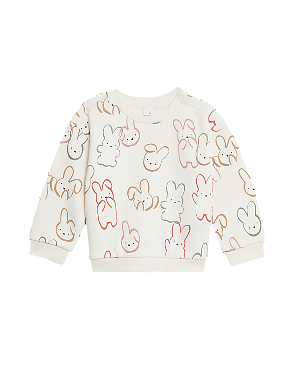 Cotton Rich Bunny Sweatshirt (0-3 Yrs)