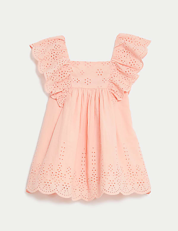 2pc Pure Cotton Dress Outfit (0-3 Yrs)