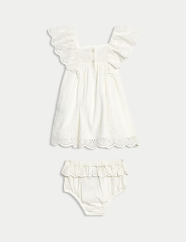 2pc Pure Cotton Dress Outfit (0-3 Yrs)