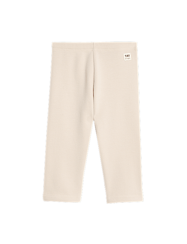 Cotton Blend Fleece Lined Leggings (0-3 Yrs)