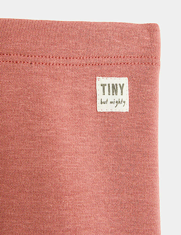 Cotton Blend Fleece Lined Leggings (0-3 Yrs)
