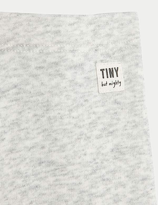 Cotton Blend Fleece Lined Leggings (0-3 Yrs)