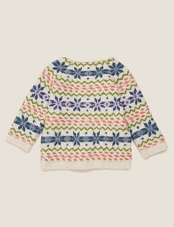 Fair Isle Button Through Cardigan (0-3 Yrs)