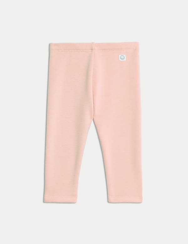 Cotton Blend Fleece Lined Cosy Leggings (0 Mths-6 Yrs) - ES