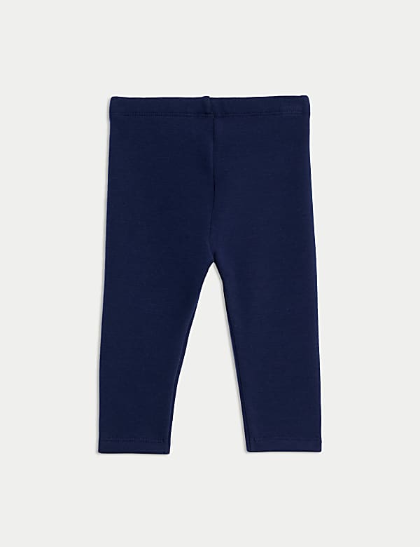Cotton Blend Fleece Lined Cosy Leggings (0 Mths-6 Yrs) - JE