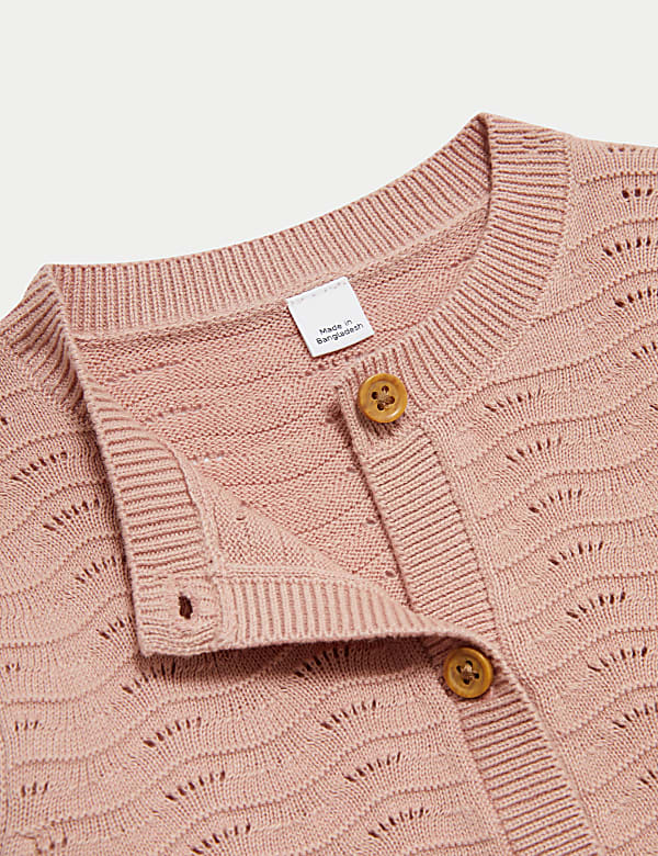 Gilet en maille pointelle 100&nbsp;% coton (jusqu&rsquo;au 3&nbsp;ans) - CA