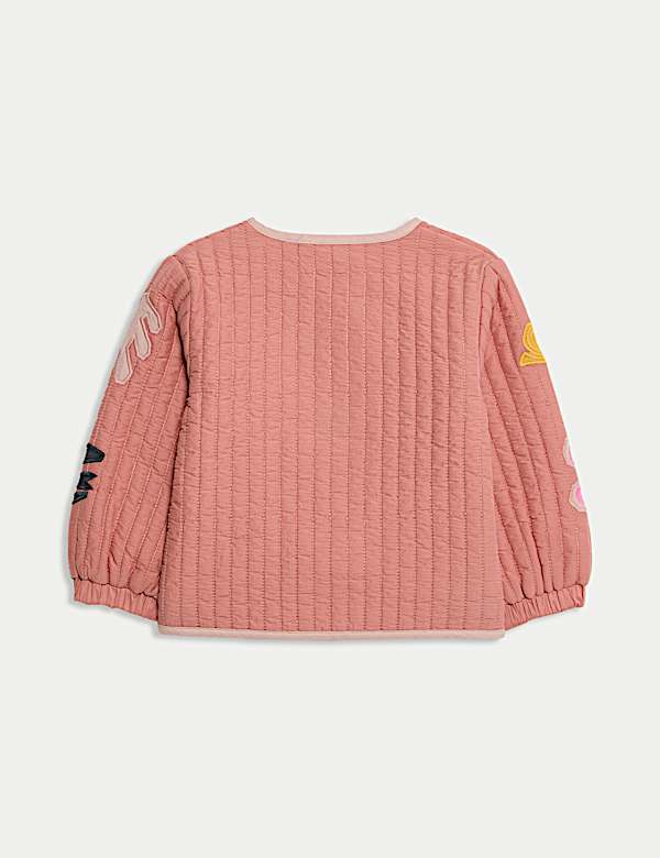 Pure Cotton Safari Quilted Jacket (0-3 Yrs) - SE