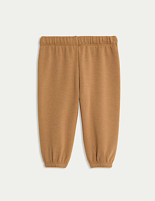 Cotton Blend Fleece Lined Joggers (0-3 Yrs)
