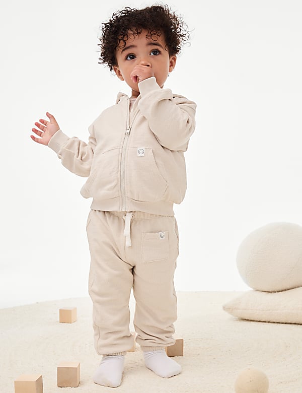 Pure Cotton Joggers (0-6 Yrs)