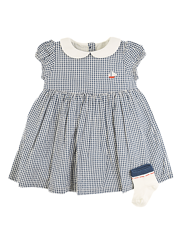 2 Piece Seersucker Sailor Outfit (7lbs-12 Mths)