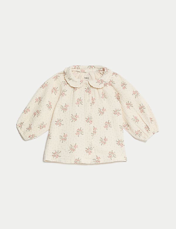 2pc Cotton Rich Floral Outfit (0-3 Yrs)