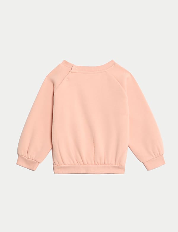 Cotton Blend Fleece Lined Sweatshirt (0-3 Yrs) - NZ