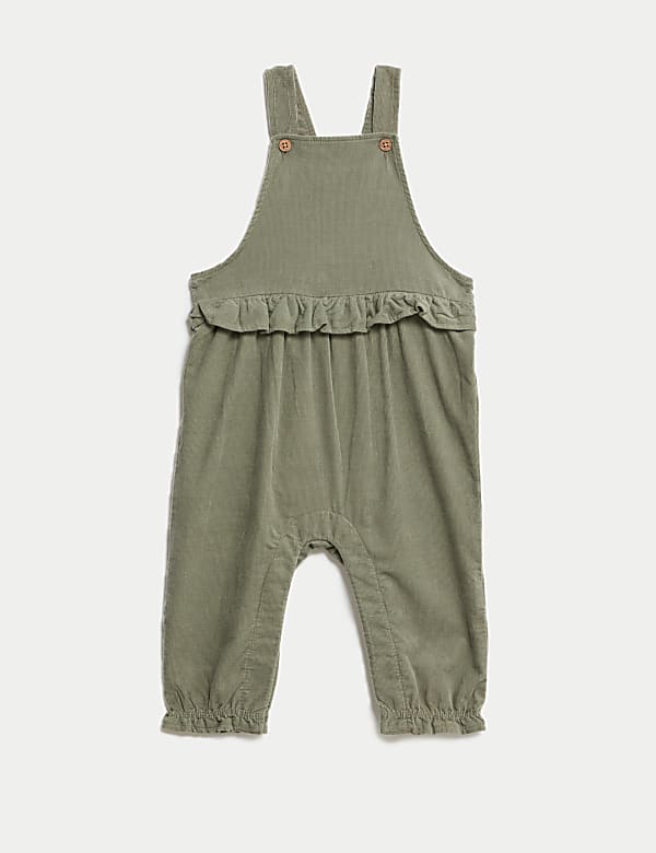 2pc Pure Cotton Cord Dungaree Outfit (0-3 Yrs)