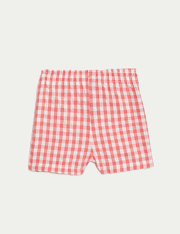 Pure Cotton Gingham Outfit (0-3 Yrs)