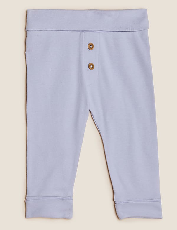 3pk Pure Cotton Leggings (0-3 Yrs)