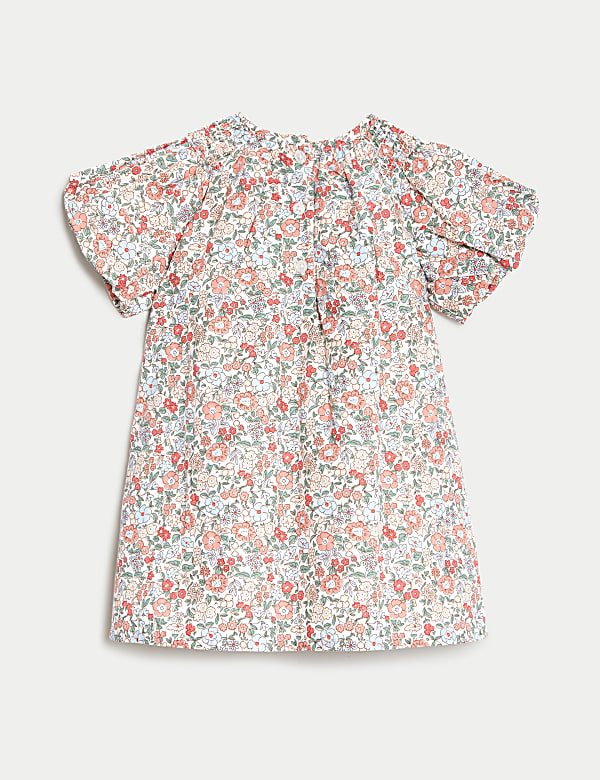 Pure Cotton Floral Dress (0-3 Yrs)