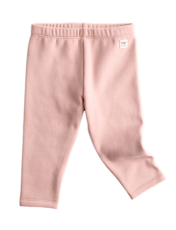 Cotton Blend Fleece Lined Leggings (0-3 Yrs)