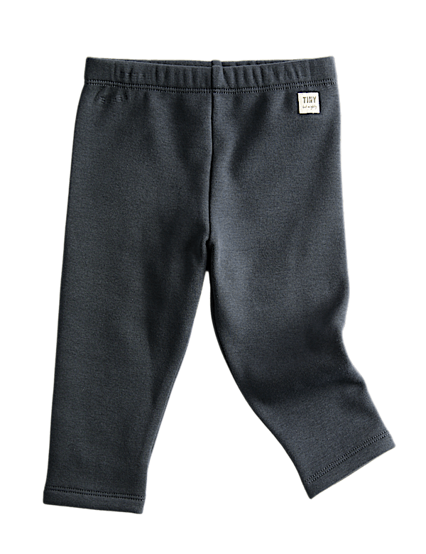 Cotton Blend Fleece Lined Leggings (0-3 Yrs)