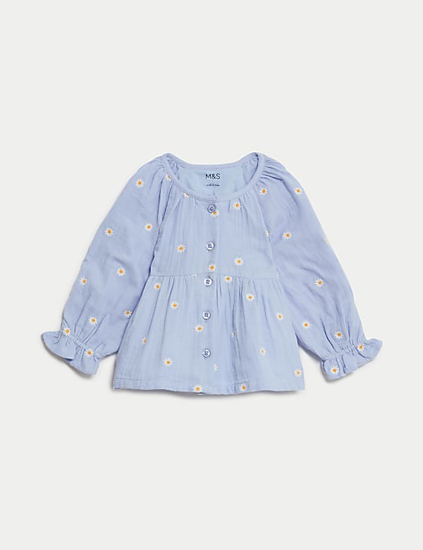 2pc Pure Cotton Floral Outfit (0-3 Yrs)