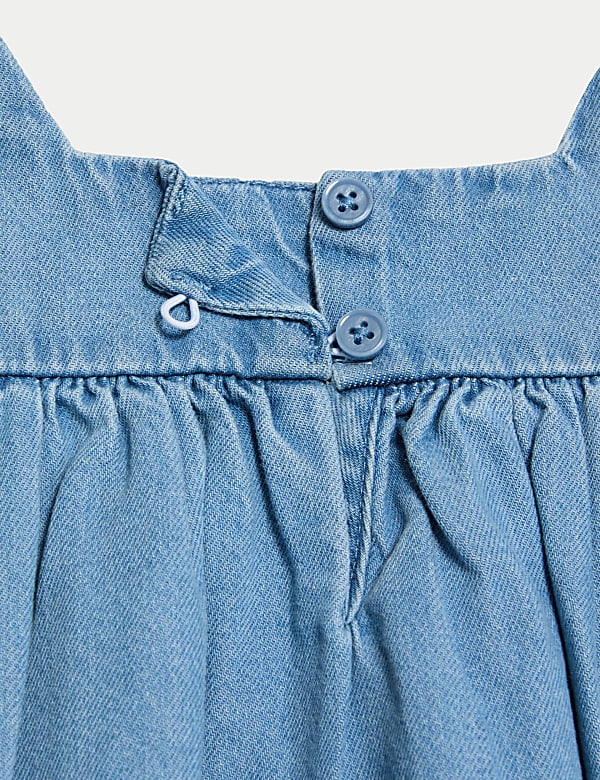 Cotton Rich Embroidered Dress (0-3 Yrs)