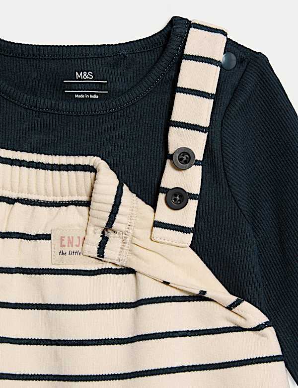 2pc Cotton Rich Top & Bottom Outfit (0-3 Yrs)