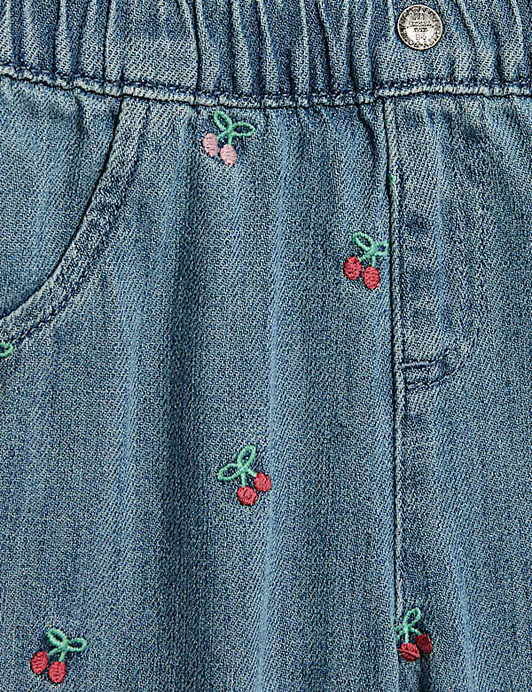 2pc Denim Embroidered Jacket & Jeans Outfit (0-6 Yrs)