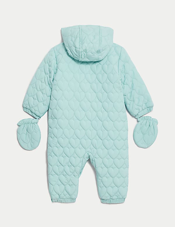 Hooded Snowsuit (0-3 Yrs) - GR