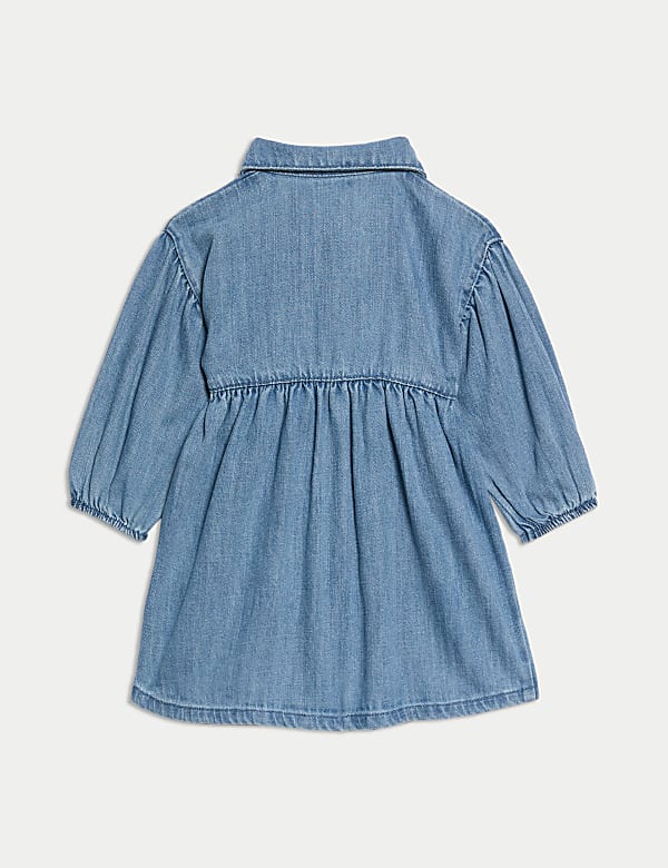 Ensemble 2 pi&egrave;ces denim avec robe et collants (jusqu&rsquo;au 6 ans) - CA