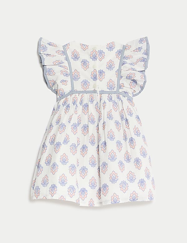 Pure Cotton Printed Dress (0-3 Yrs)