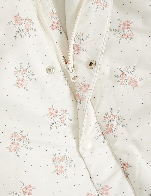 Ditsy Floral Snowsuit (0-3 Yrs) - DK