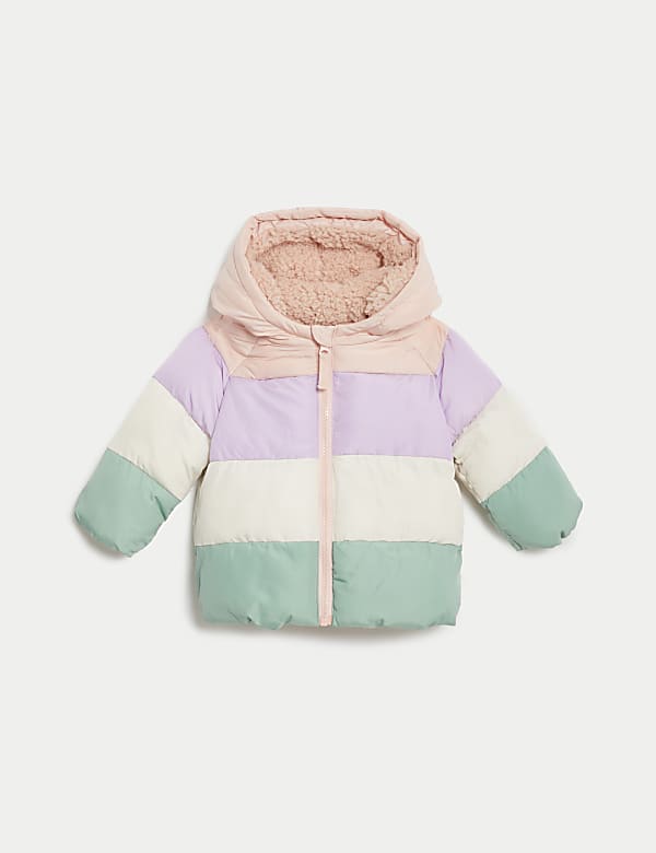 Stormwear™ Padded Borg Lined Coat (0-3 Yrs) - GR