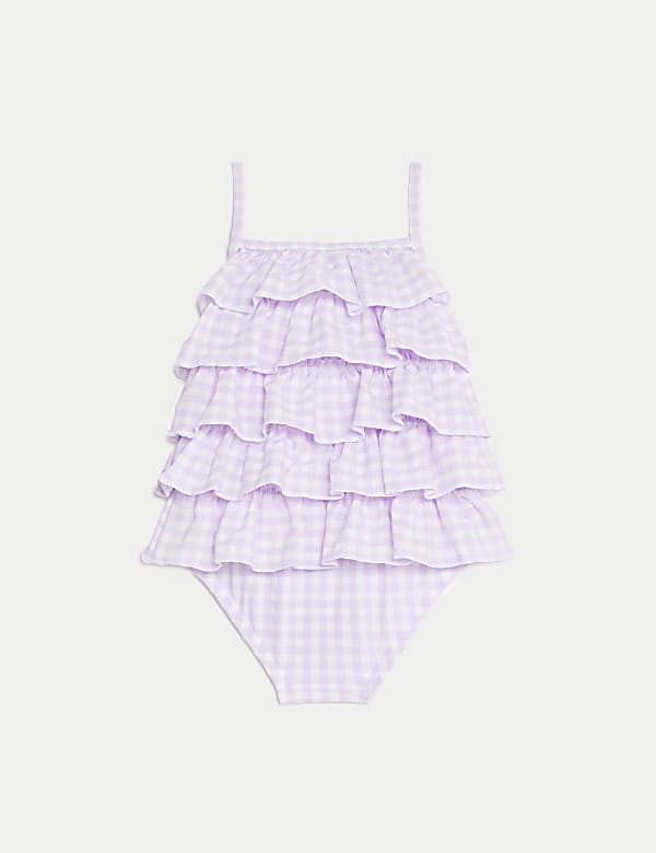 Zwempak met Gingham-ruit (0-3 jaar) - NL