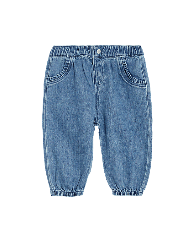 Cotton Rich Denim Jeans (0-3 Yrs)